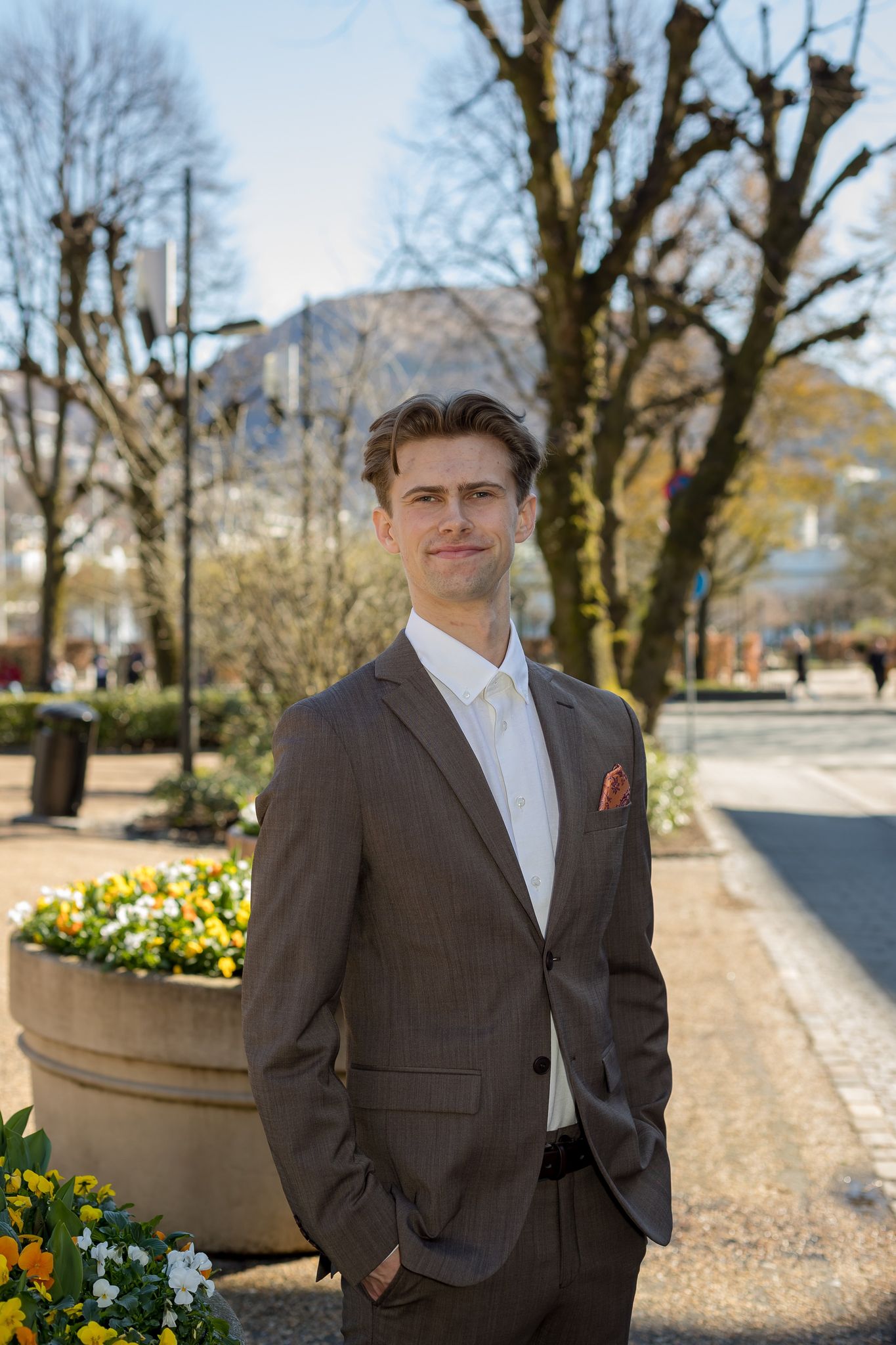 Elon Dressjakke Blazer - Brun/ Camel